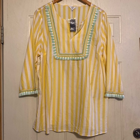 Crown &Ivy‎ Striped Top - Picture 1 of 7